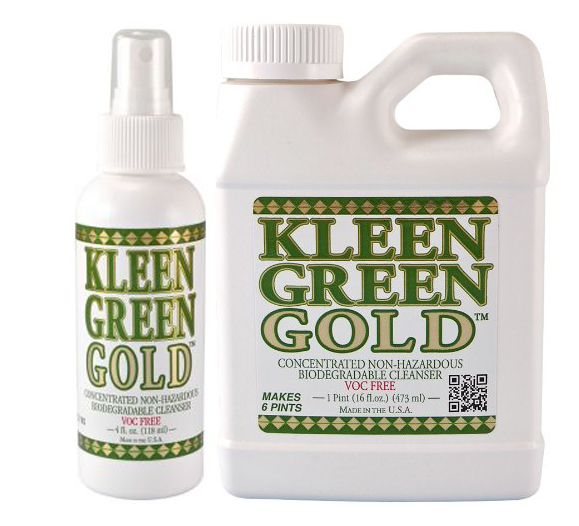 Kleen Green Gold Celebration Pipes