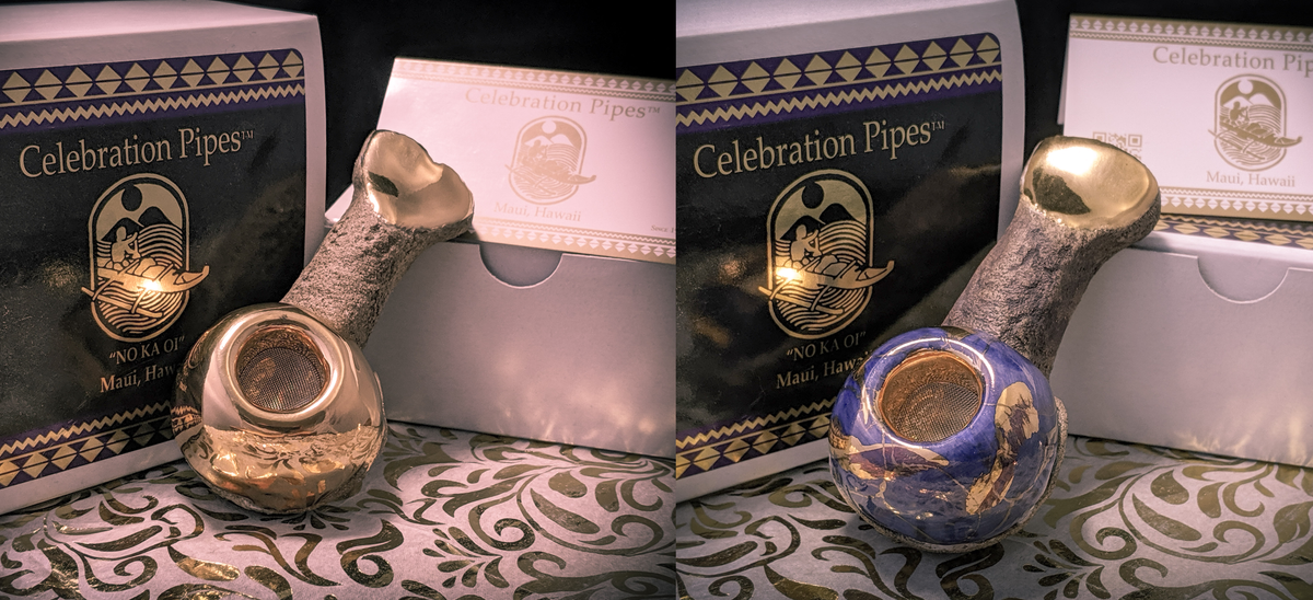 Gold Tipped Celebration Pipe – Celebration Pipes