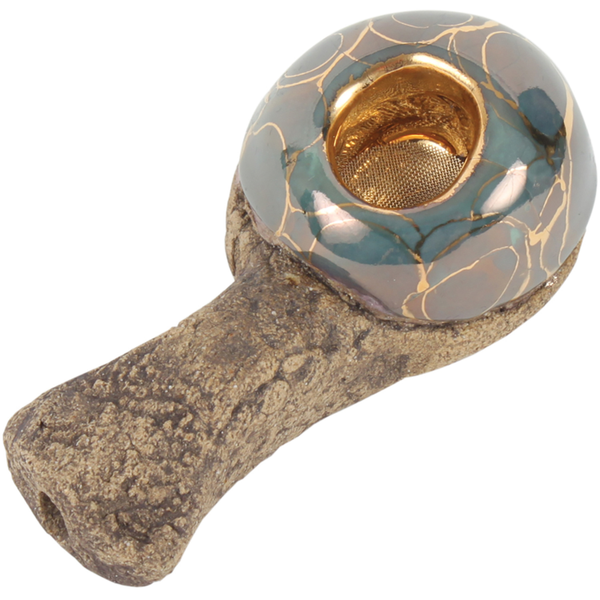 Gold blue lumpy pipe 【公式通販】